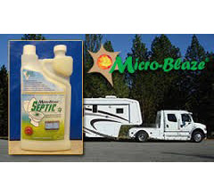 Micro-Blaze Septic all natural, microbial based liquid that control odors and treat toilet and septic systems